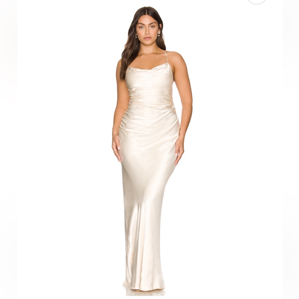 Shona Joy La Lune Lace Back Maxi Dress